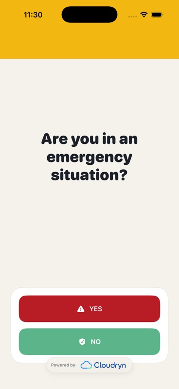 HazGuard emergency yes or no gate