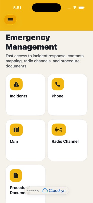 HazGuard emergency management hub